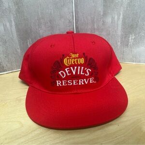 Red Jose Cuervo Devil's Reserve Snapback Hat New!